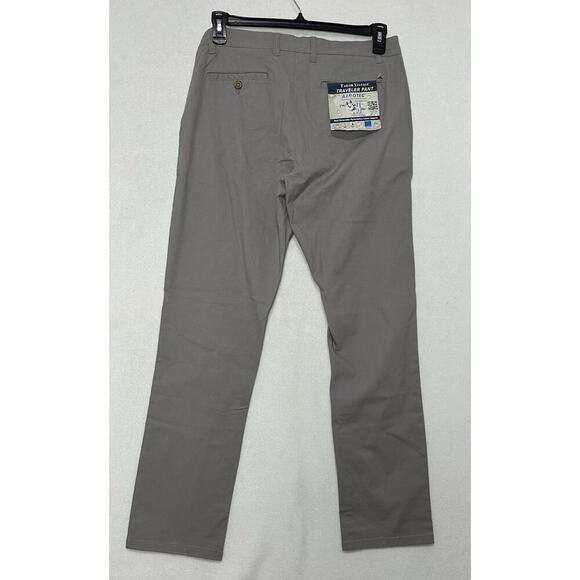 Tailor Vintage Mens Greenwich Slim fit Pants Gray Cotton Stretch Sz 33x32 NWT - Picture 10 of 10
